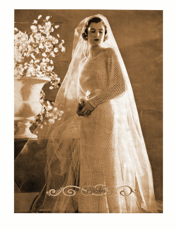 1930s wedding dresses