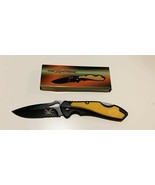 Frost Cutlery Tac Xtreme Yellow&amp;black Folder Pocket Knife 3.75” Closed - $3.99