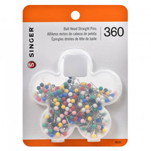 Singer Ball Head Straight Pins Size 17 360ct - $7.16