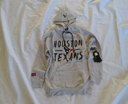NFL Unisex Adult Houston Texans Long Sleeve Hoodie Gray Sweatshirt Size ... - $51.80