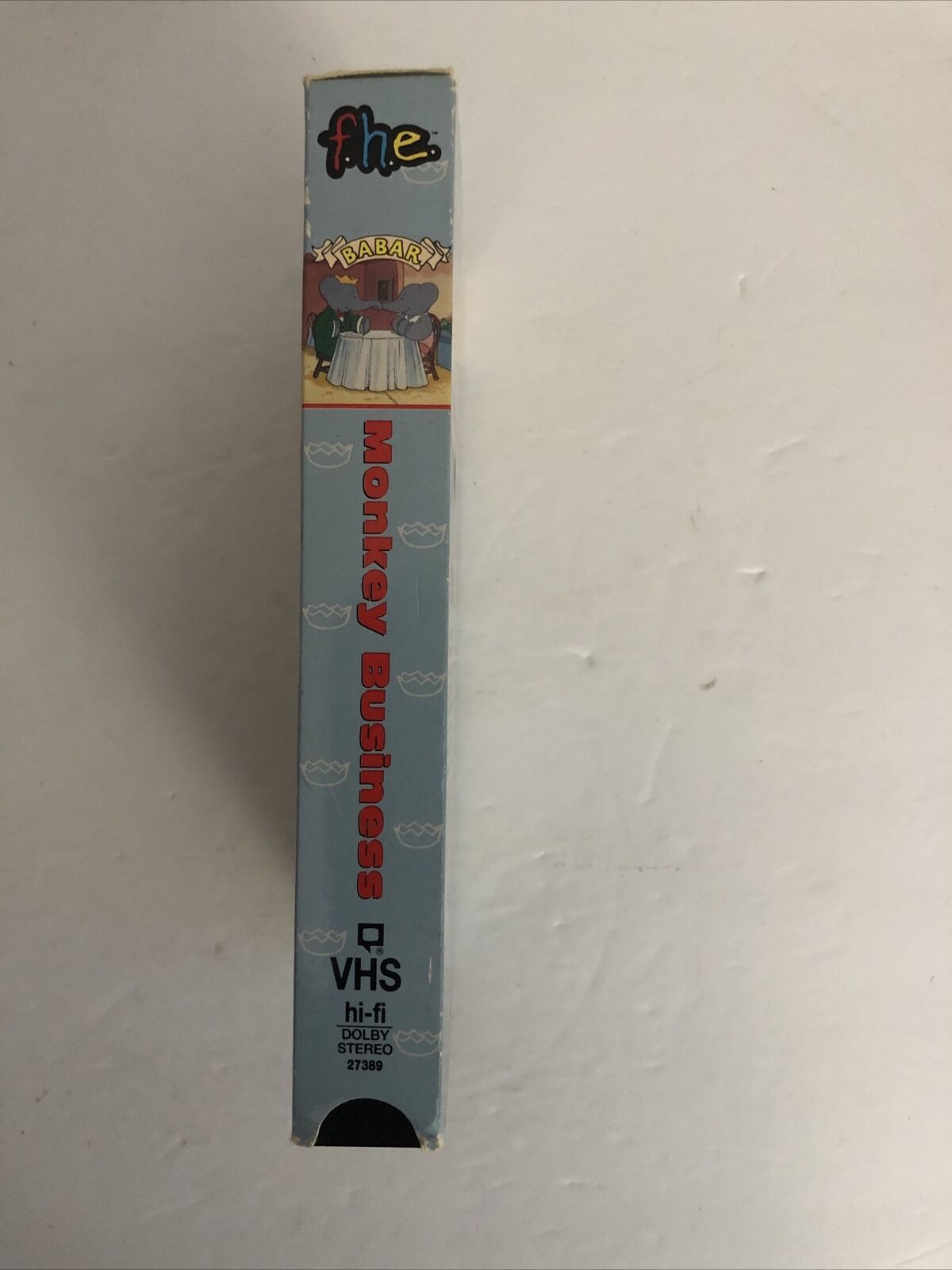 BABAR MONKEY BUSINESS(VHS 1991)TESTED-VERY RARE VINTAGE COLLECTIBLE ...