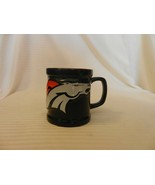 Denver Broncos Embossed Logo Blue and Orange Ceramic Coffee Cup - $22.28