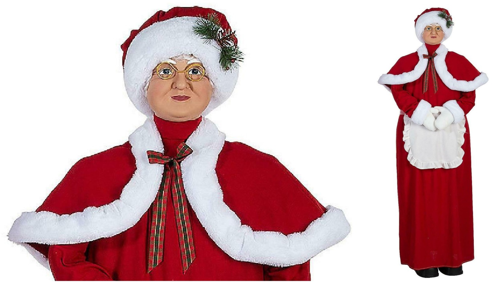 5 Ft Life Size Standing Mrs Santa Claus Christmas Prop Red Dress Holiday Decor Other Holiday