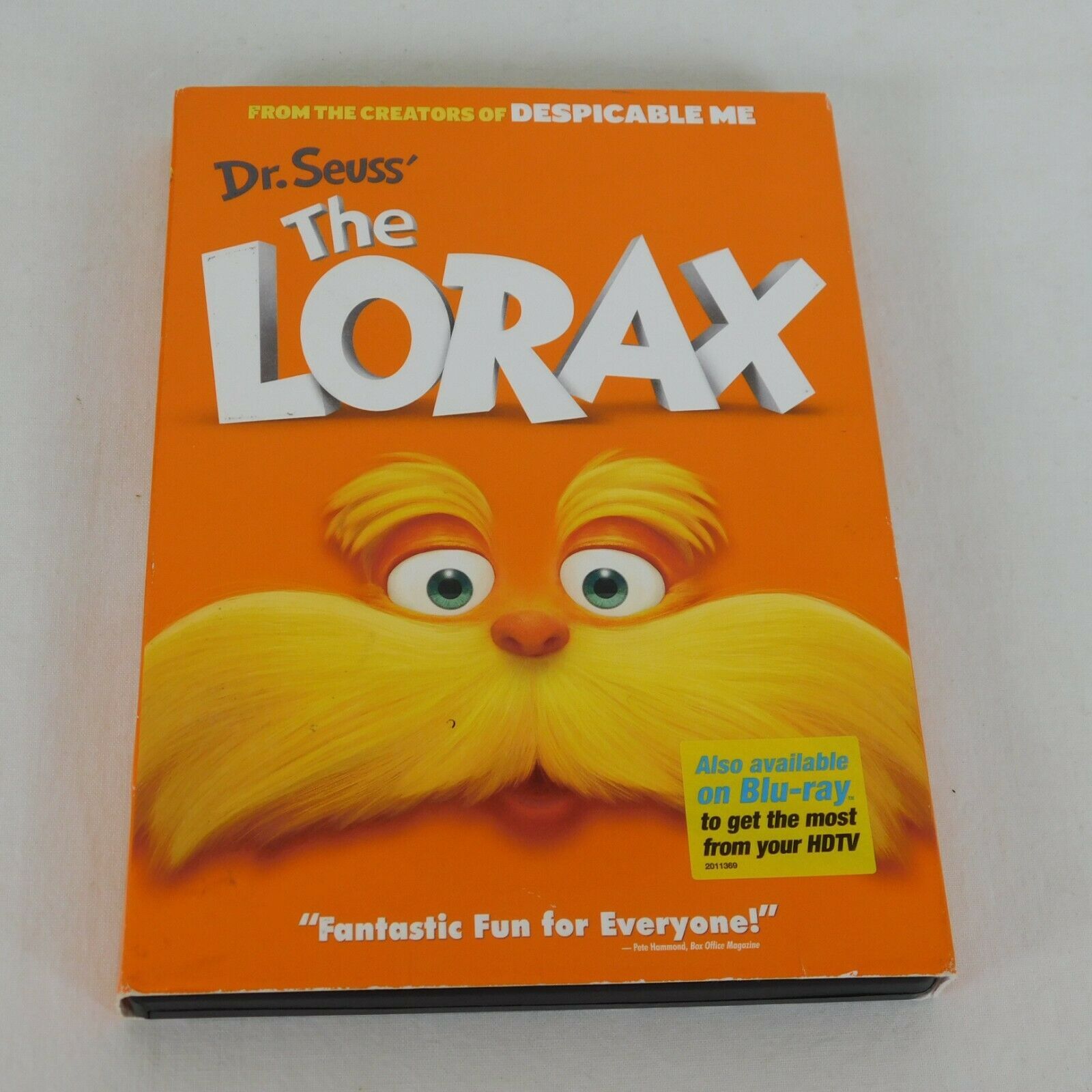 Dr Seuss Lorax DVD 2012 Betty White Taylor Swift Zac Efron Danny Devito ...