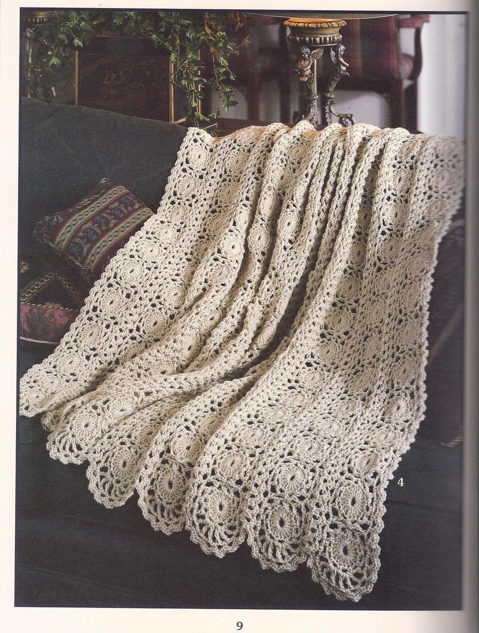 RARE~Absolutely Gorgeous Mile a Minute Afghans Crochet Pattern~OOP ...