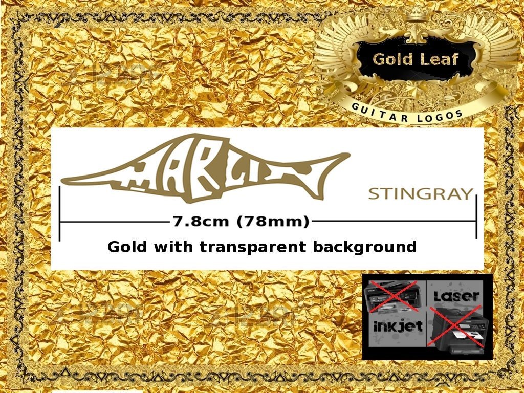 Martin Guitar Decal Inlay Headstock Sticker Waterslide Logo 94g