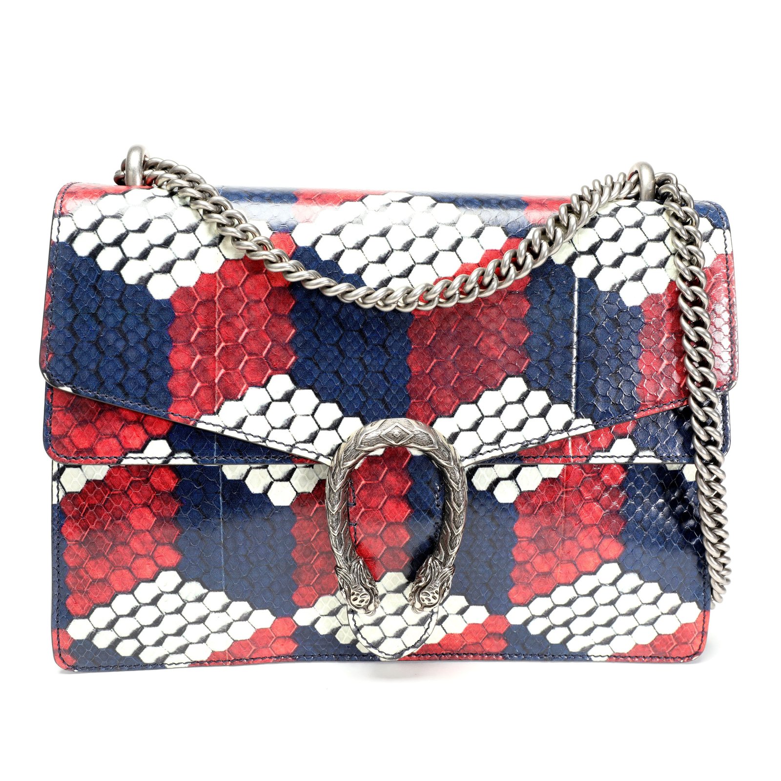 Gucci Red, White, & Blue Geometric Python and 50 similar items