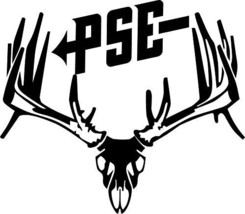 Deer Hunting Buck PSE Bow Hunter | Decal Vinyl Sticker | Cars Trucks Van... - $2.96