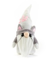 Cat Gnome Pocket Sized Plush Figurine 9" High  "Jinx" is a Friend