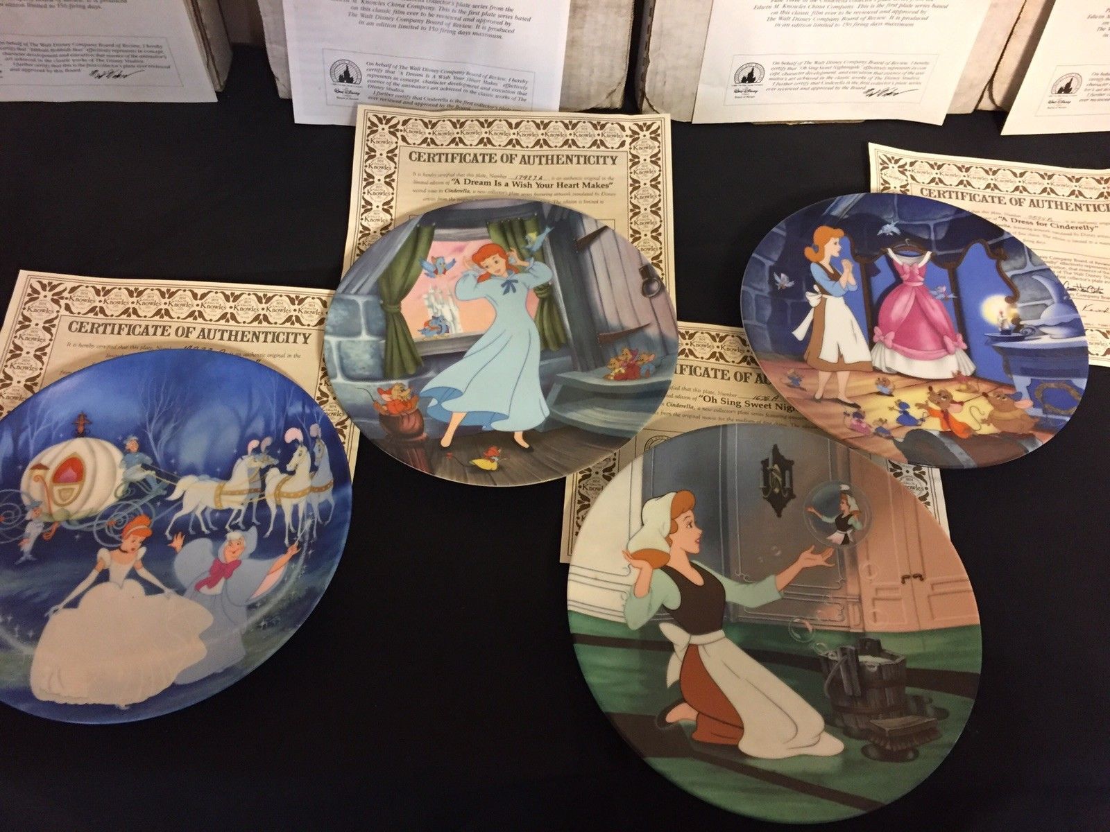 Knowles Brand New Walt Disney Collectible Plates Lot (8) Collector Plates