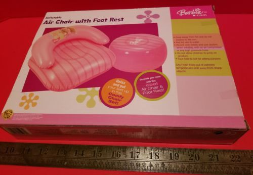 barbie inflatable chair