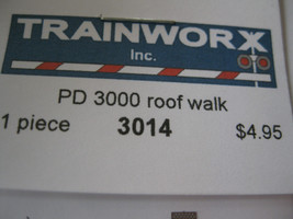 Trainworx Stock #3014 PD 3000 Hopper Metal Roof Walk N-Scale image 2