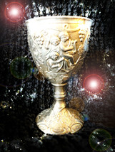 HAUNTED ANTIQUE GOBLET CREATE YOUR OWN EXTREME DIVINE WEALTH POWER MAGICK POWER - $777.77