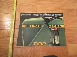 John Deere Riding Mowers Lawn Tractors Vintage Dealer sales brochure 13 - $14.99