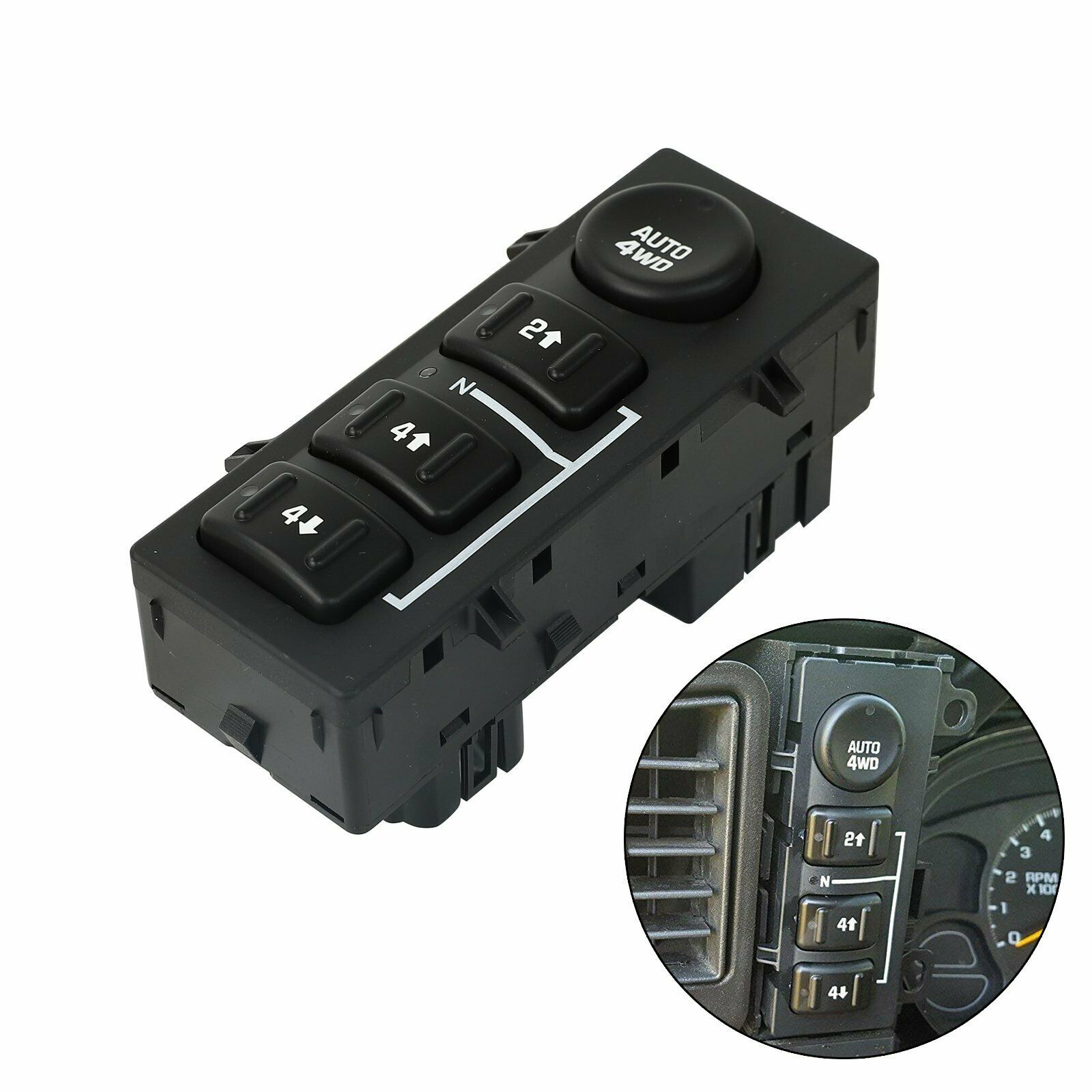 4x4 4-Wheel Drive Selector Switch For GMC Sierra Tahoe Yukon Silverado Suburban