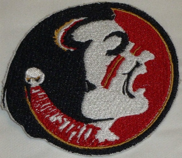 Florida State Seminoles Embroidered Iron On Patch – 3x3 Inch, Vintage FSU