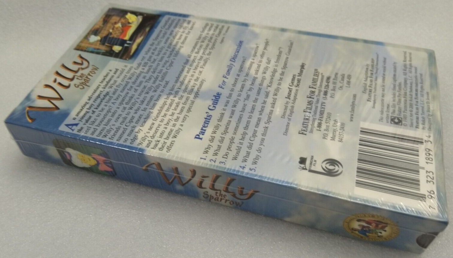 Vhs willy the sparrow feature film for families vhs 2000 vhs tapes