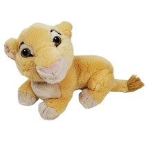 Walt Disneyland Parks Vintage Simba Baby Push 10" Stuffed Animal Lion King Toy - $15.41