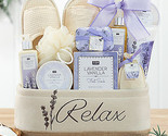 Relax & Enjoy: Lavender Vanilla Spa Gift Basket