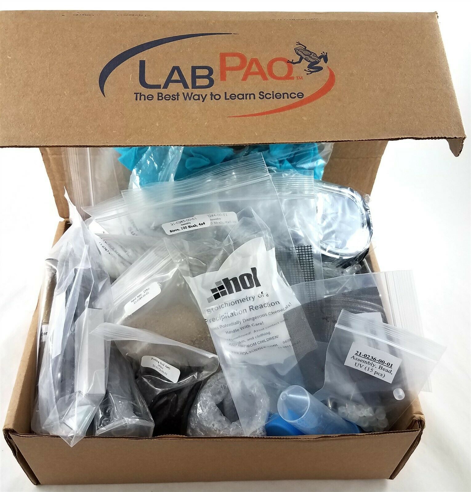LabPaq General Chemistry HandsOn Labs At Home Science Lab Kit Partial