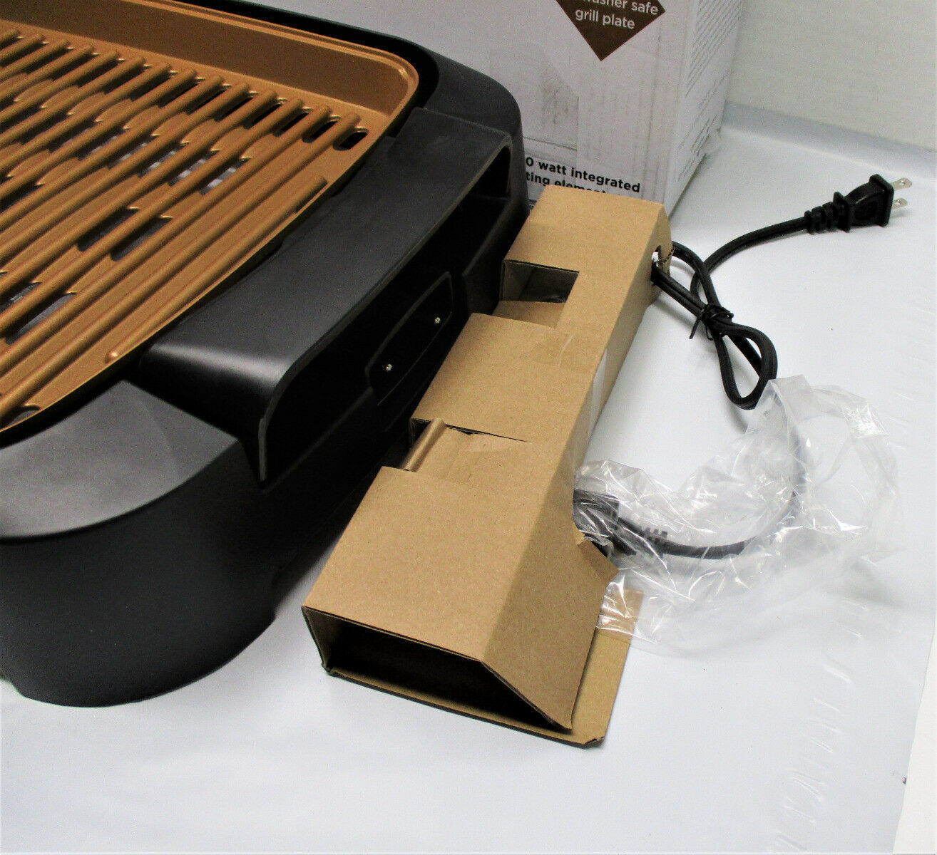 Crux XL Smokeless Electric Tabletop Grill with Copper Accents Grills