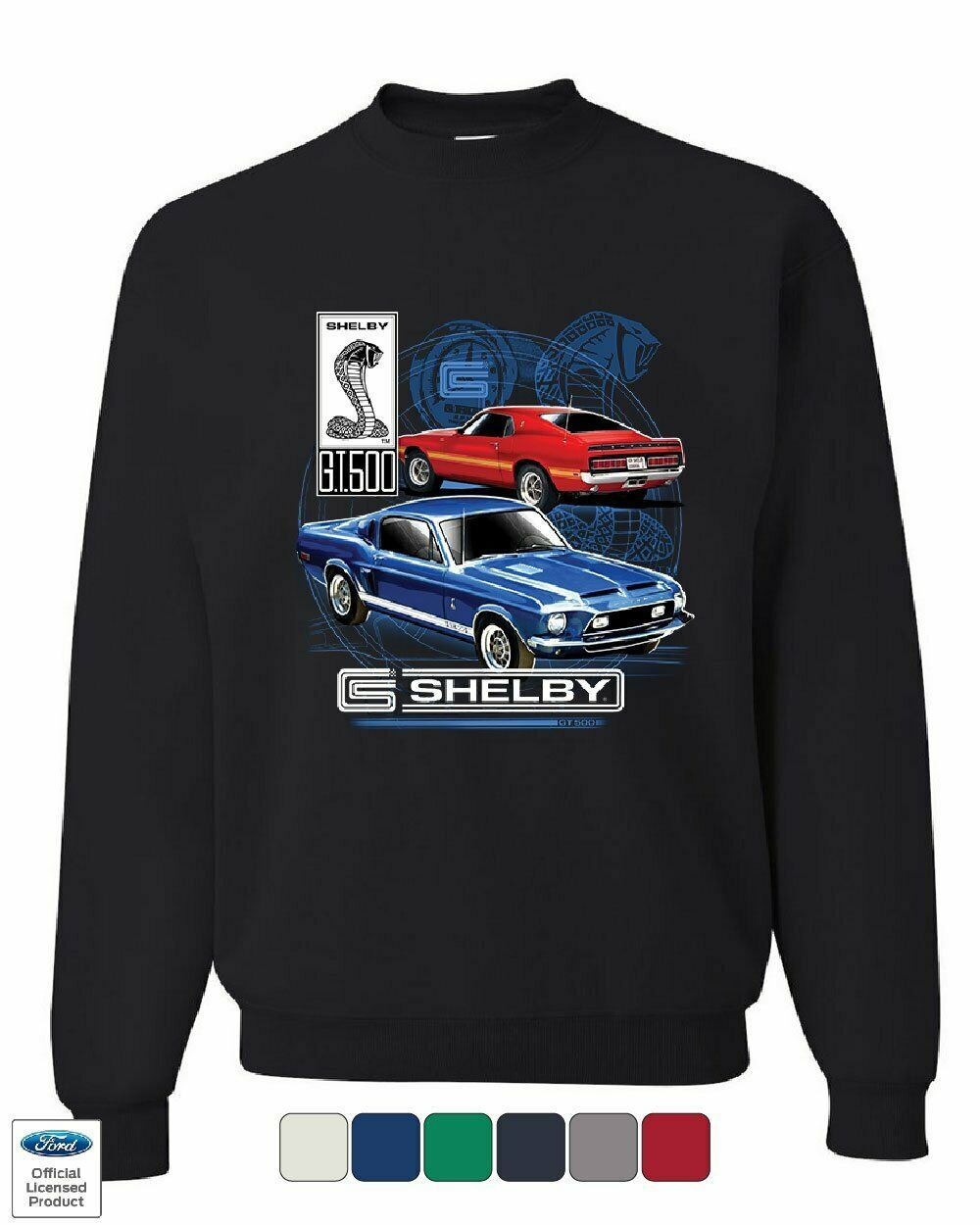 Ford Mustang Shelby GT500 Sweatshirt American Classic Shelby Cobra ...