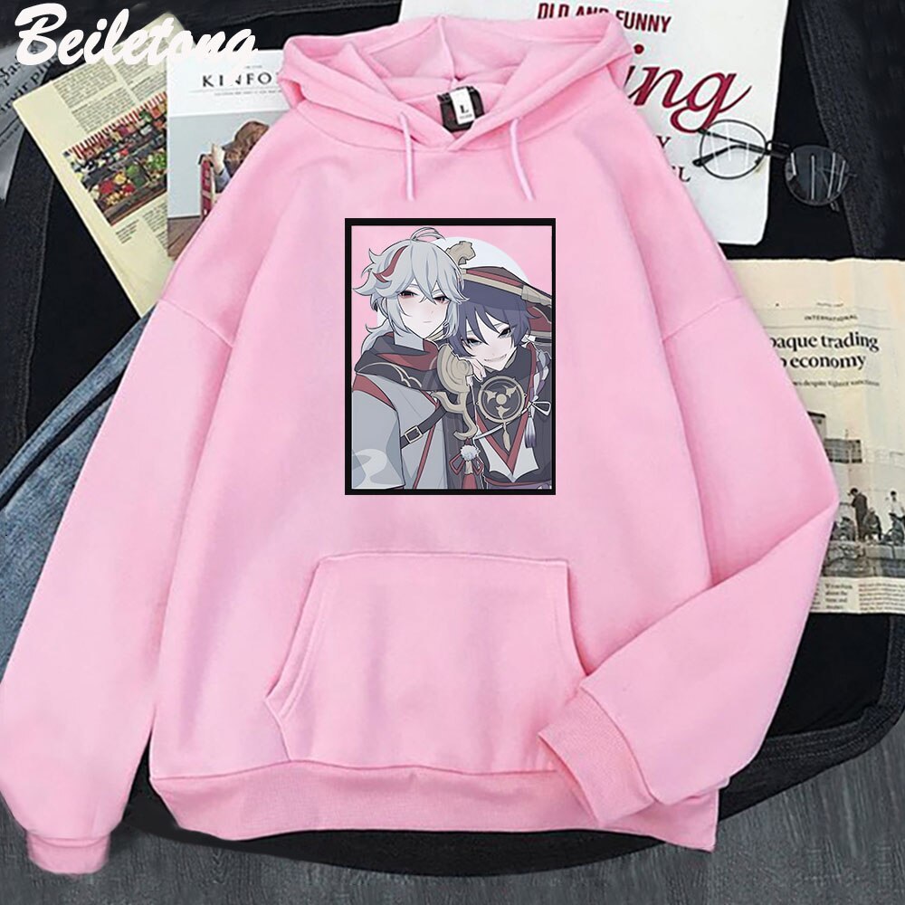 Scaramouche Genshin Impact Hoodie Kawaii Clothing Aesthetic Print