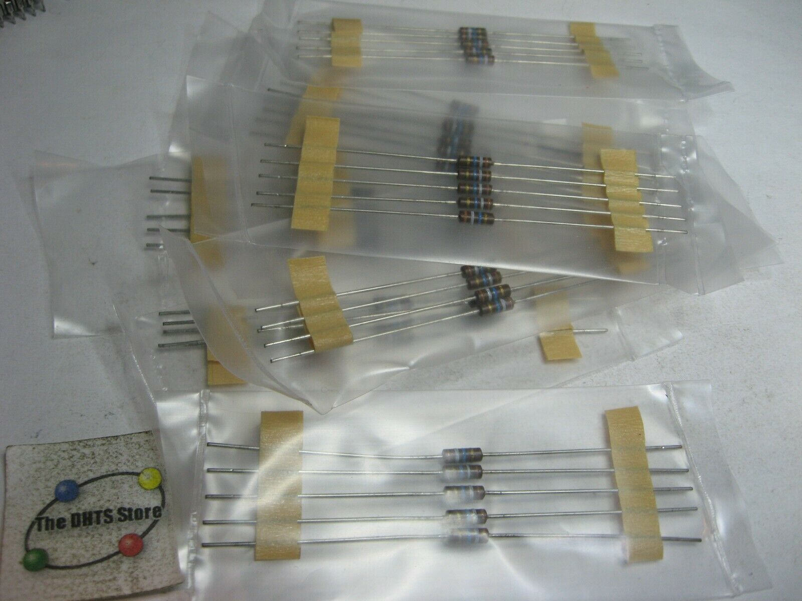 1 5 Pack Carbon Comp 5.6 OHM 1/2 Watt 5% Resistors NOS 
