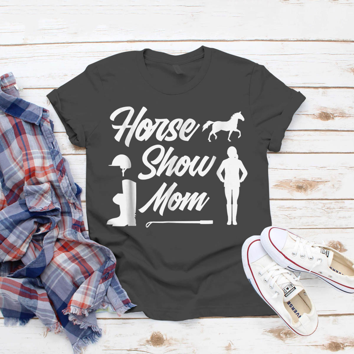 Horse Show Mom Cute Horse Lover Mom TShirt Ideas Birthday Gift Vintage
