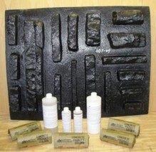 #ODF-05K Drystack Molds(20) Supply Kit Make Flat Faced Stone Veneer For Pennies image 1