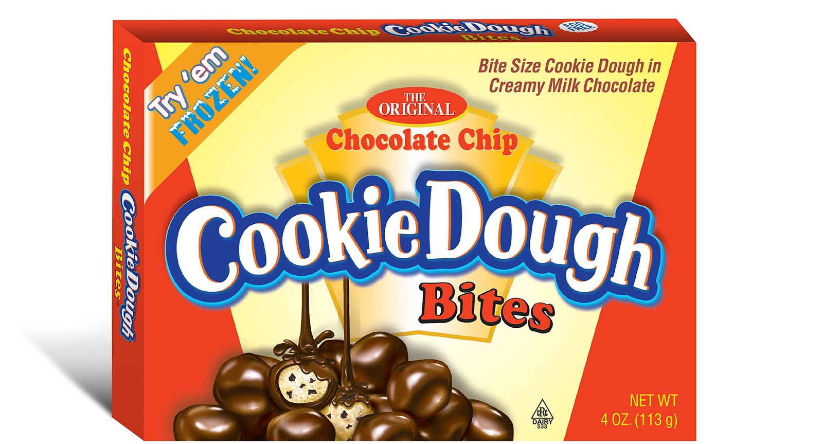Cookie Dough Bites Chocolate Chip Theatre Box, 4 Ounce (Pack of 12