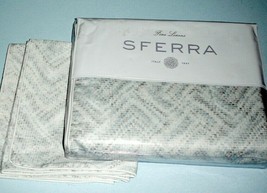 Sferra Mosaico Tin F/Queen Duvet Cover 3 PC. Set Cotton Sateen Print Italy New - $395.90