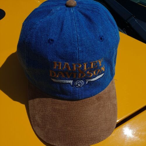 blue harley davidson hat