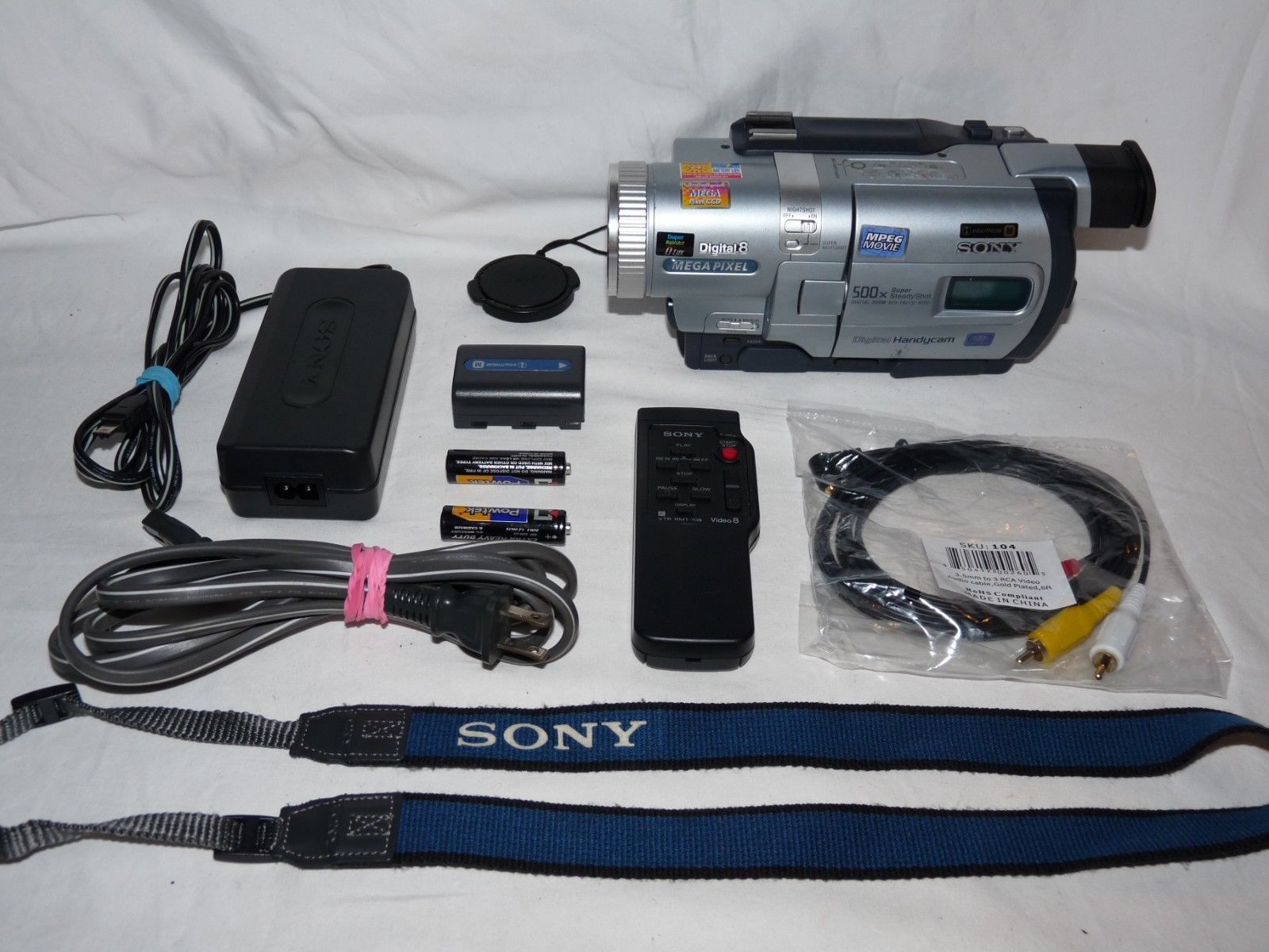 sony DCRTRV730e pal system digital8 plays 8mm Hi8 analog tapes in pal