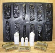 #ODF-72K Drystack Veneer Molds (72) & Supply Kit Make Flat Faced Stone Veneer image 1