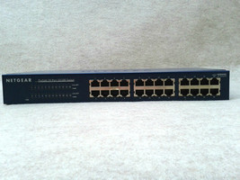 NETGEAR model JFS524 Fast Ethernet Switch 24port 10/100Mbps internet  - $59.35
