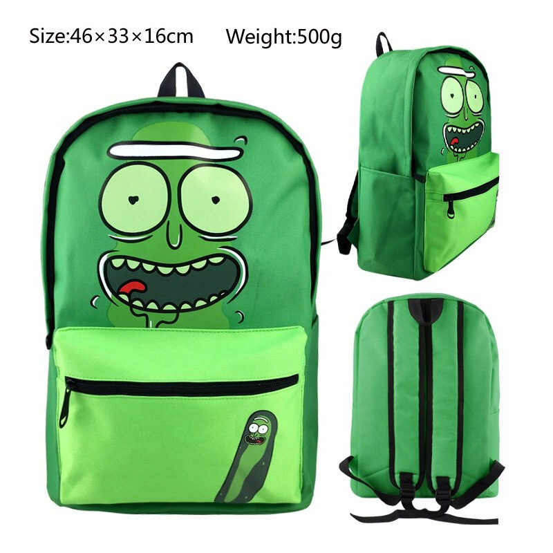 Rick and Morty School Book Backpack Bag - Backpacks & Bags