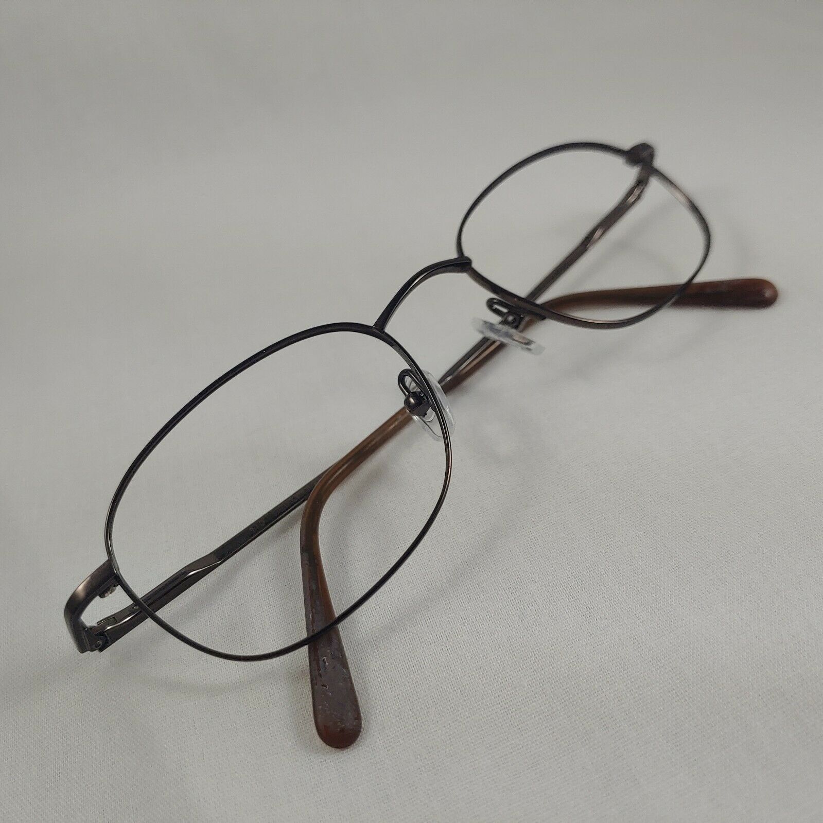 SEIKO Brown Eyeglass Frames T419 Pure Titanium Full Rim Metal Made in ...