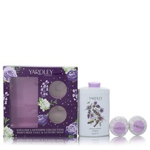 English Lavender by Yardley London Gift Set 7 oz Perfumed Talc + 2-3.5 oz Soap - $13.55