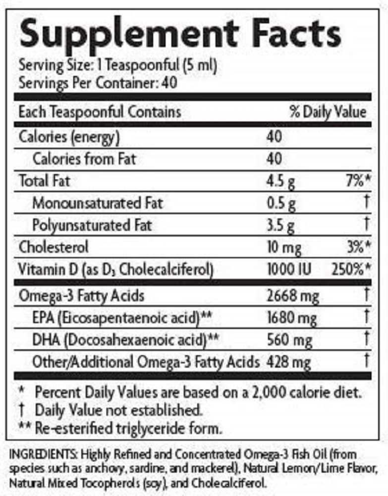 PRN DE Dry Eye Omega Liquid with vitamin D3 200ml Vitamins