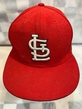 St Louis CARDINALS New Era Fitted 6 3/4 Adult Baseball Ball Cap Hat - $10.58