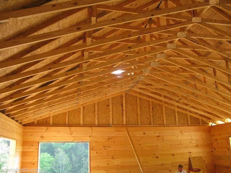 Plans How To Build Your Own Custom Size Wood Scissor Roof Truss Plans