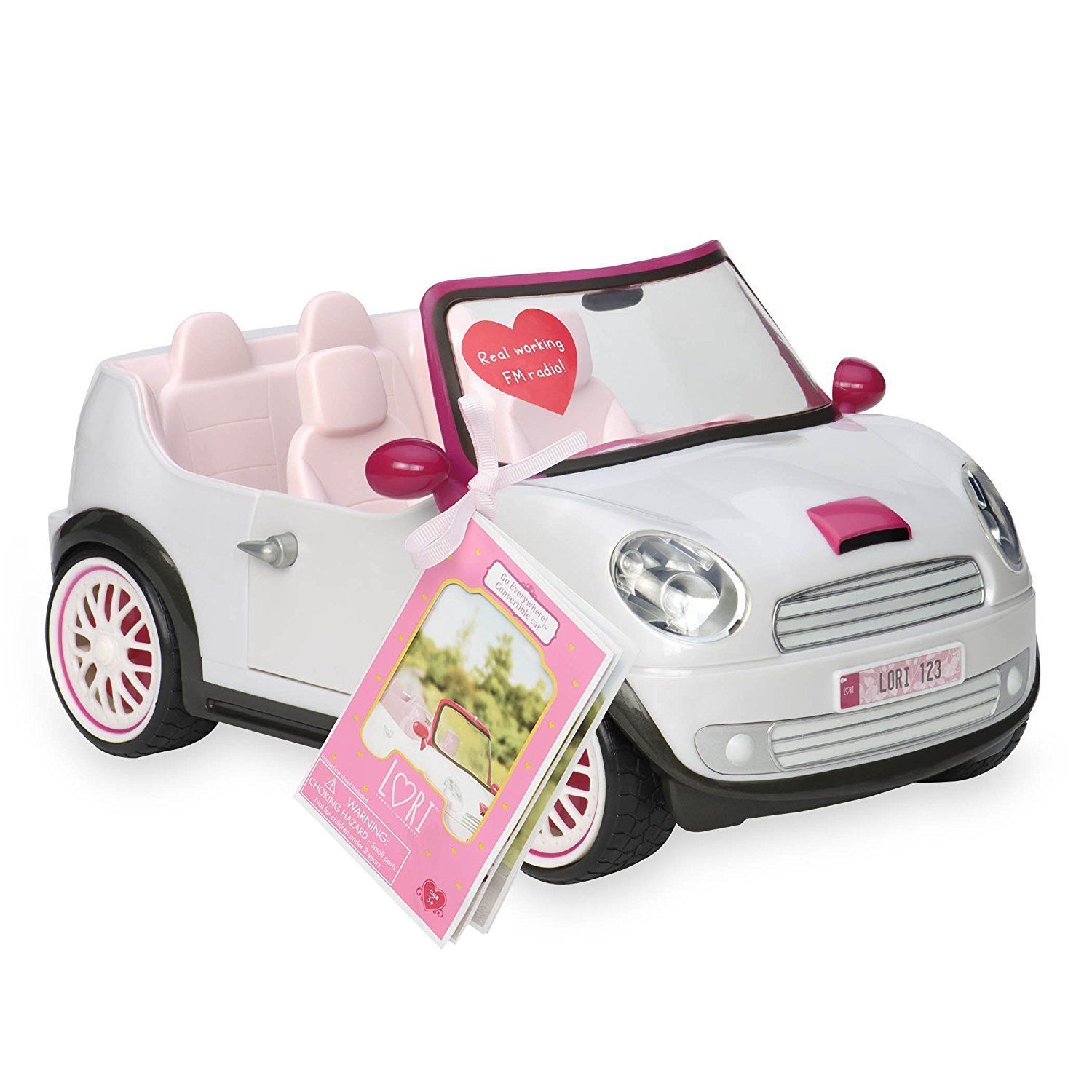 18 inch doll convertible car