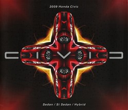 2009 Honda CIVIC SEDAN brochure catalog 09 US Si HYBRID - $8.00