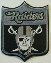 Las Vegas Raiders Embroidered PATCH~4" x 3 1/8"~Iron Sew On~NFL~Ships FREE - $5.15