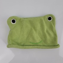 Vintage Gymboree Newborn Playtime Knit Sweater Green Frog Hat Cap Beanie 12-18 - $19.79