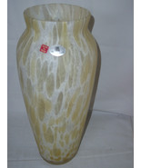 Italian Maestri Vetrai Murano Art Glass Vase with Original Labels 15&quot; tall - $52.79