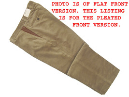 NEW! $179 Orvis Super Cords Pants! 32 x 31  *Pleated*  *Light Tobacco Brown* - $79.99