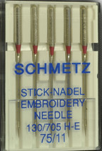 SCHMETZ Sewing Machine Needles Size 11, E-75B - $6.56