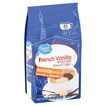 Great Value French Vanilla Medium Roasted Ground Coffee - 12 oz. (Pack of 4) - $50.95